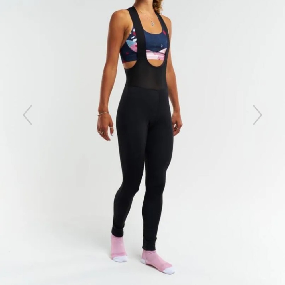 PEPPERMINT Thermal Bib Tights Black